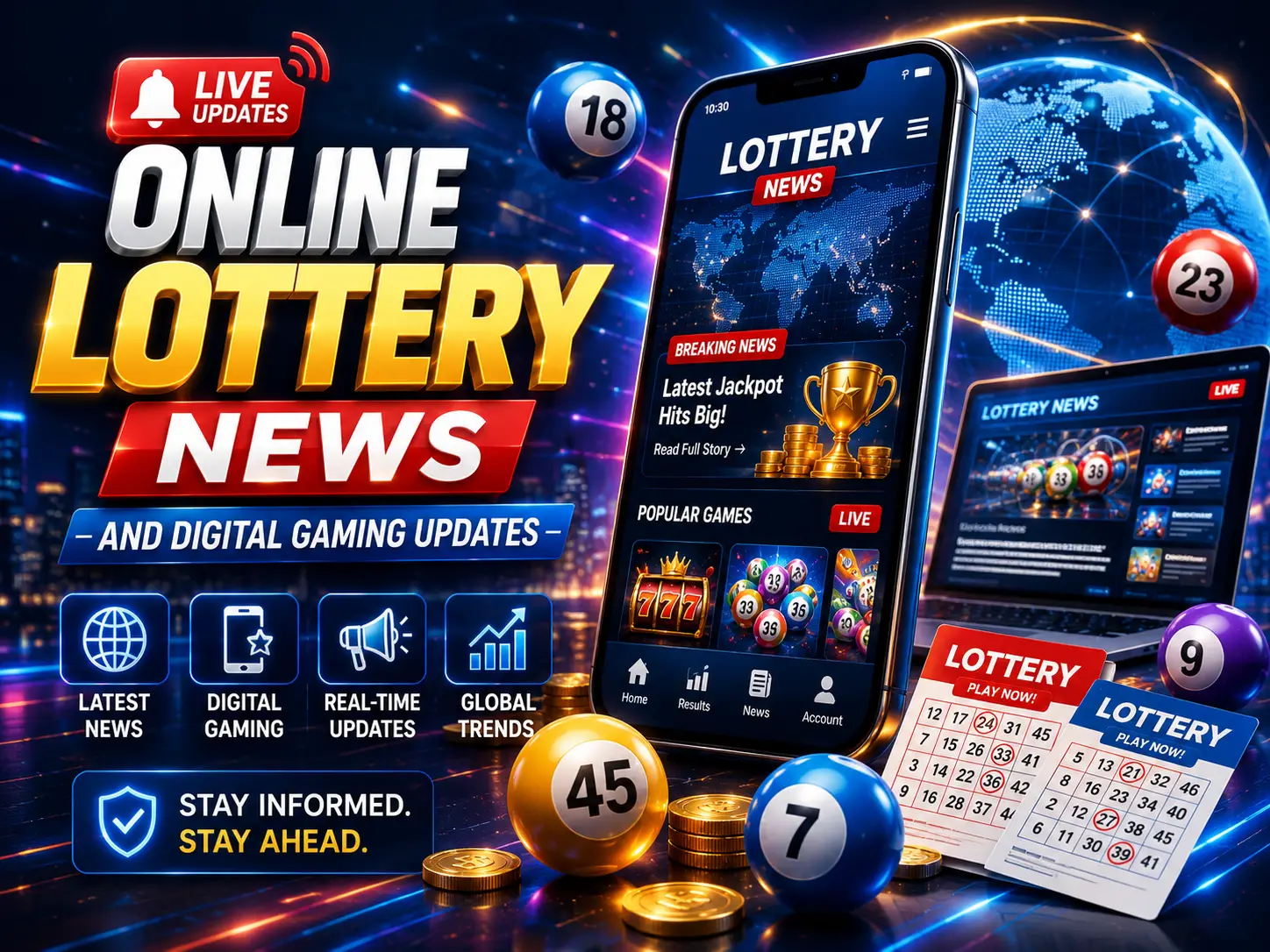 Online lottery news and digital gaming updates